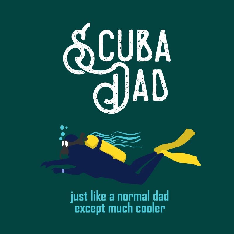 Scuba - Diving - Father - cool - normal