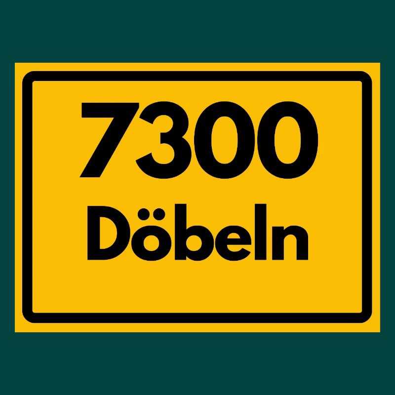 OLD POSTCODE 7300 DÖBELN SAXONY DDR OSTALGIE