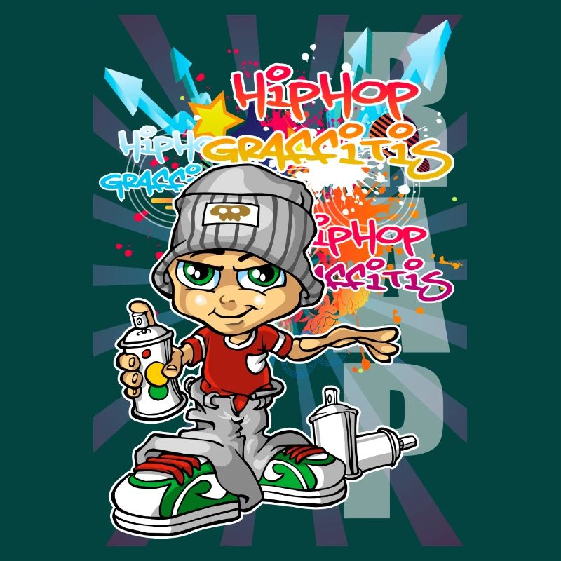 Junge Graffiti