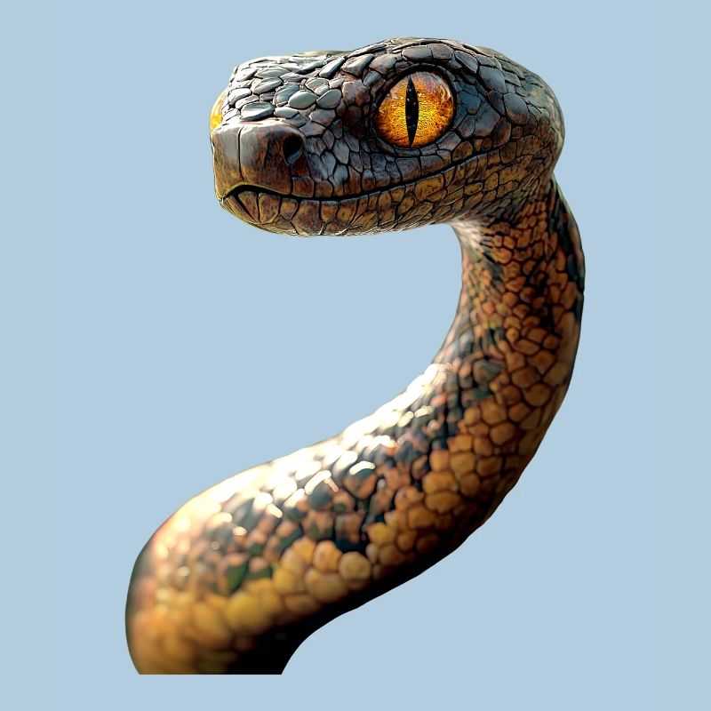 Snake Python Cobra Mamba Rattlesnake Snake
