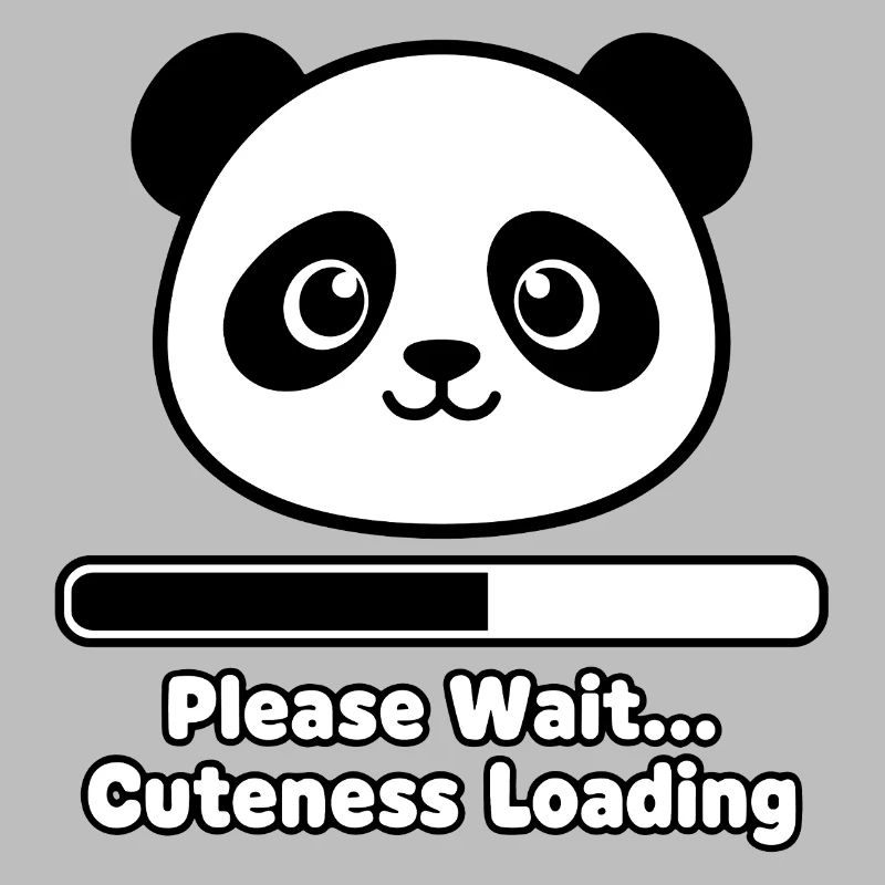Panda Loading Screen Soft Toy