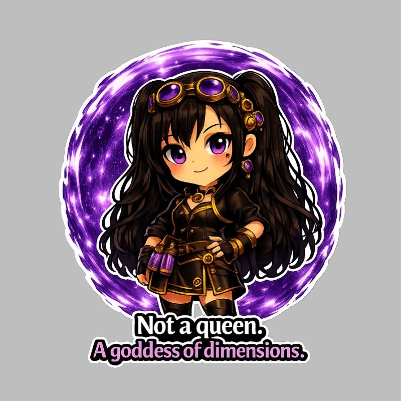 Déesse des Dimensions Lune – Steampunk Chibi
