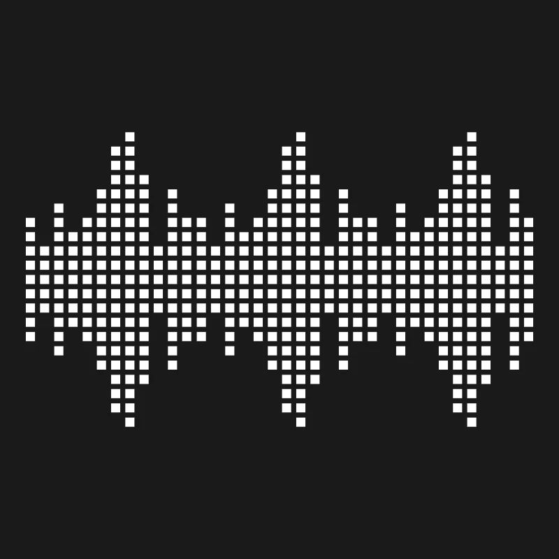 digital waveform frequency grid matrix music