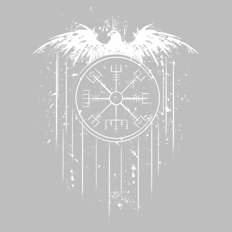 Vegvisir Runic Compass - Eagle Celts Vikings