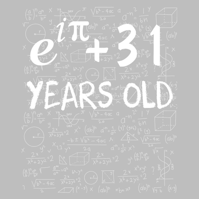 30th birthday 30 years Euler Identity math gift