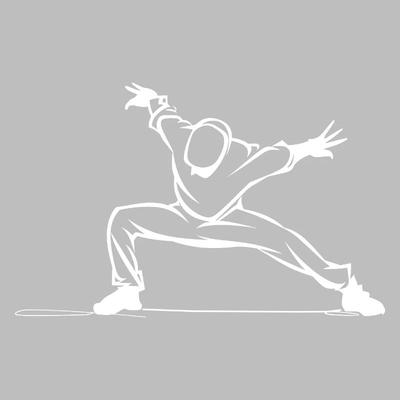 Dessin de breakdancer