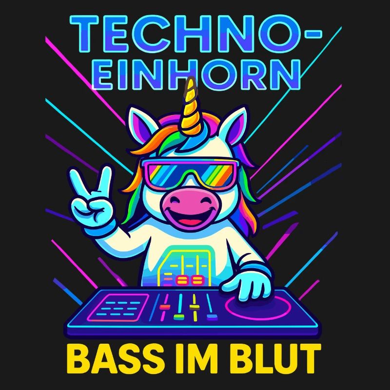 Techno licorne basse dans le sang