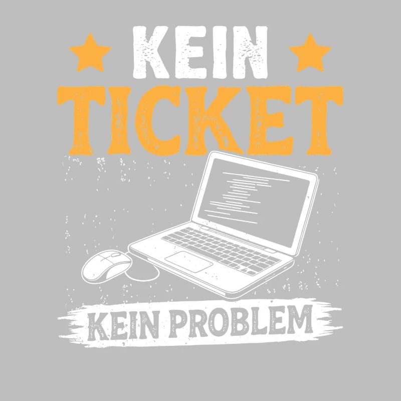 Ordinateur de nerd PAS DE TICKET PAS DE PROBLÈME DRÔLE