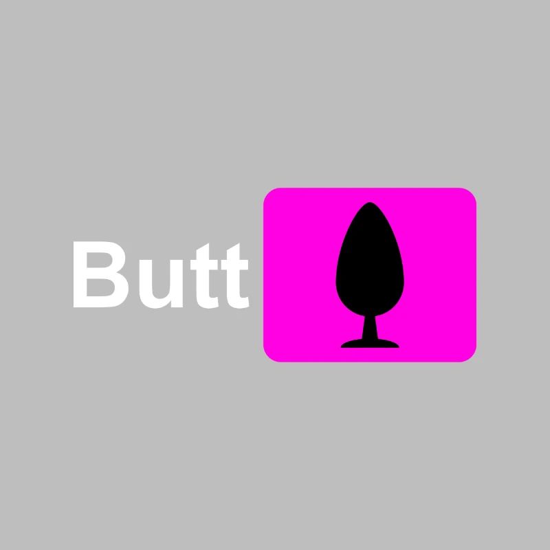 Butt Plug Icon Pink