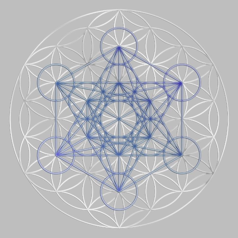 Le cube de Metatron - Fleur de la vie