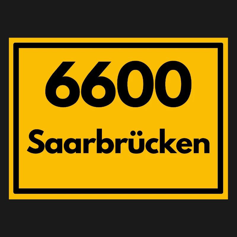 OLD POSTCODE POSTCODE RETRO 6600 SAARBRÜCKEN SAAR