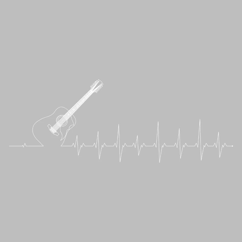 Guitar Pulse Silhouette