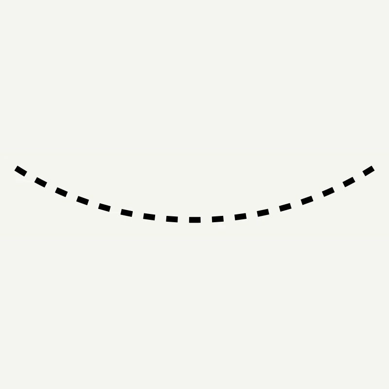 Dashed Curved Line