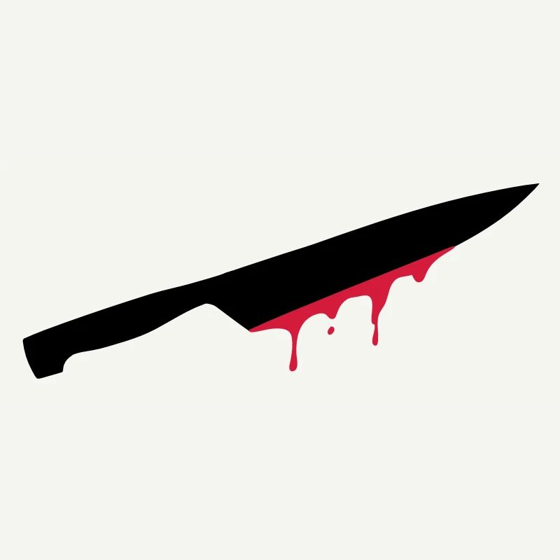 messer, klinge, blut,