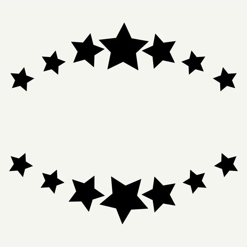 Sterne //Emblem //Textfeld //Logo //Symbol //Bogen