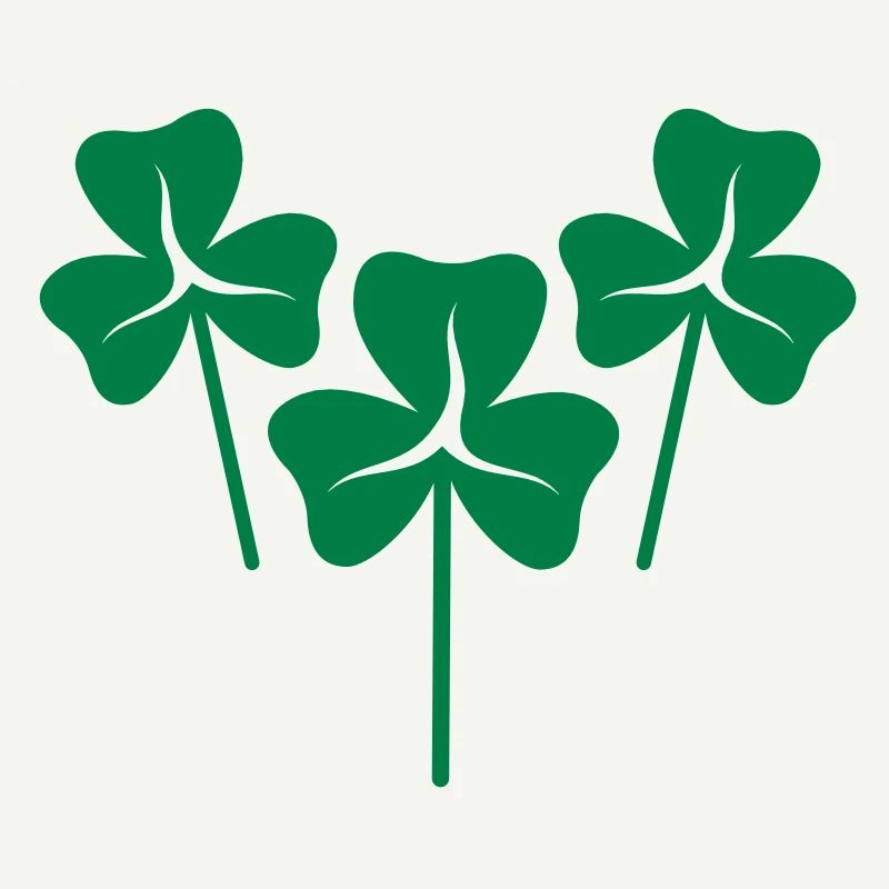nouvelles SHAMROCKS trois feuilles de trèfle trio