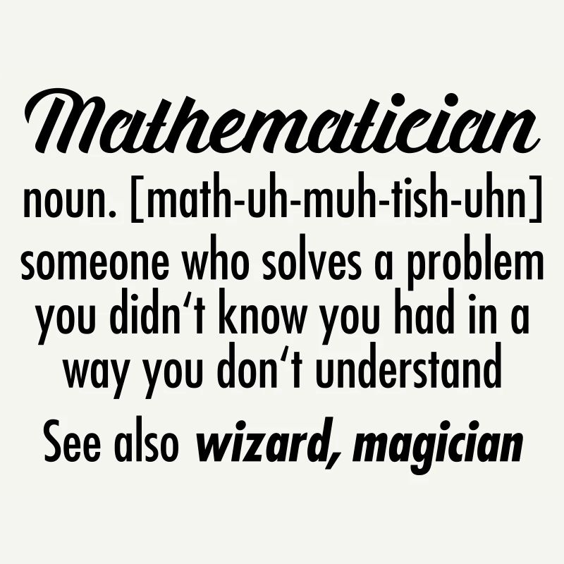 Mathematician - Definition