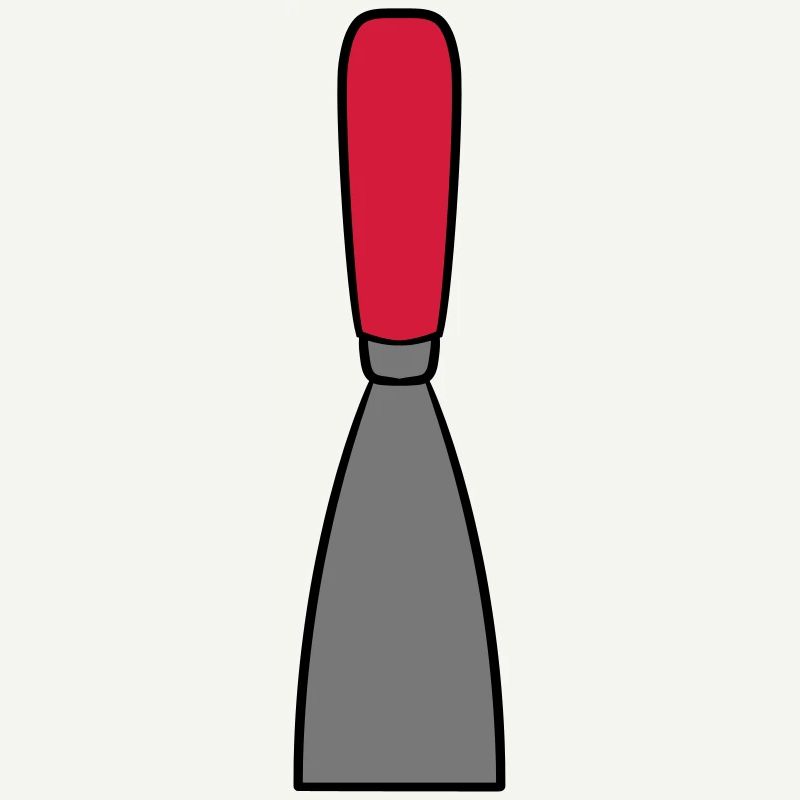 spatule Grattage ciment spatule travail de l'argil