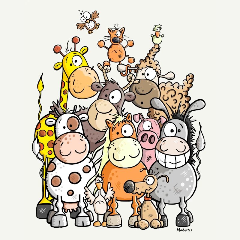 Tas géant de l'animal