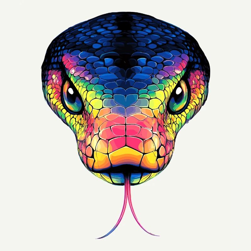 Serpent Python Cobra Mamba Serpent à sonnettes Serpent