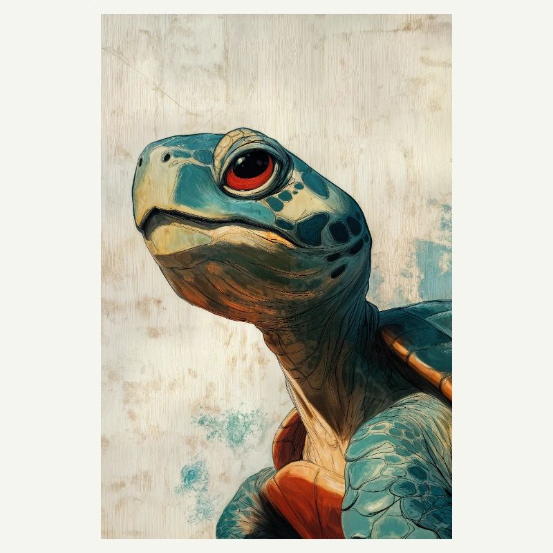 Illustration einer Schildkröte