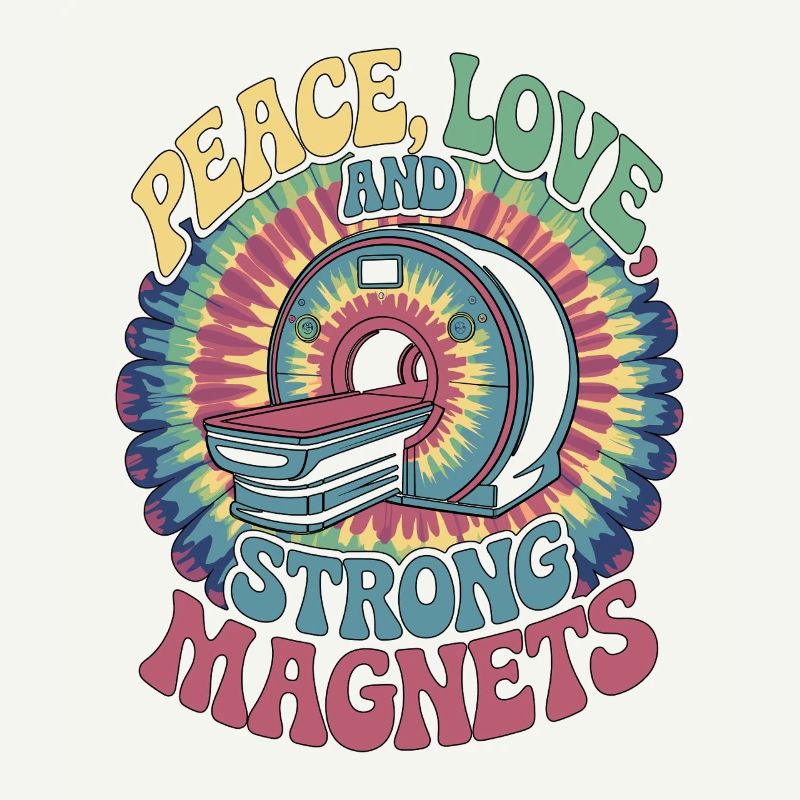 MRI Tech Peace Love And Radiographer Rad Tech