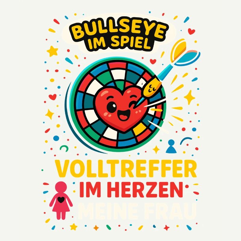 Fléchettes chère épouse, cadeau de la cible