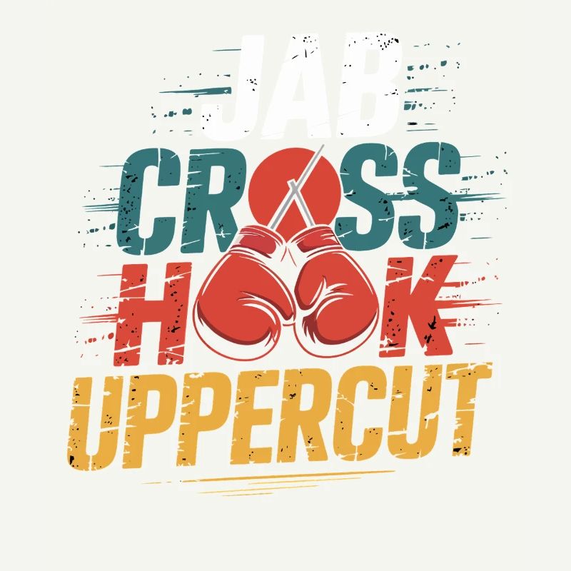 Combo de boxe Neon Typo