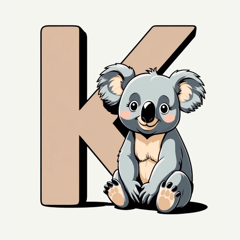 Conception des lettres KoalaK