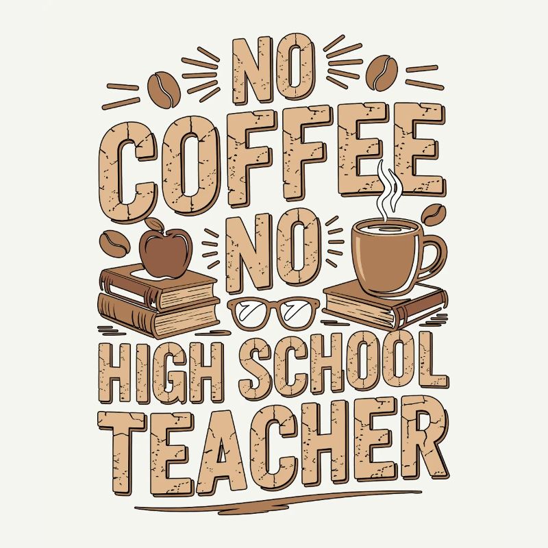 Professeur de lycée Pas de café Maître de café