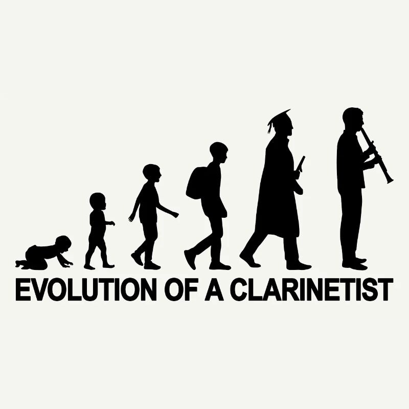Evolution Of A Clarinetist