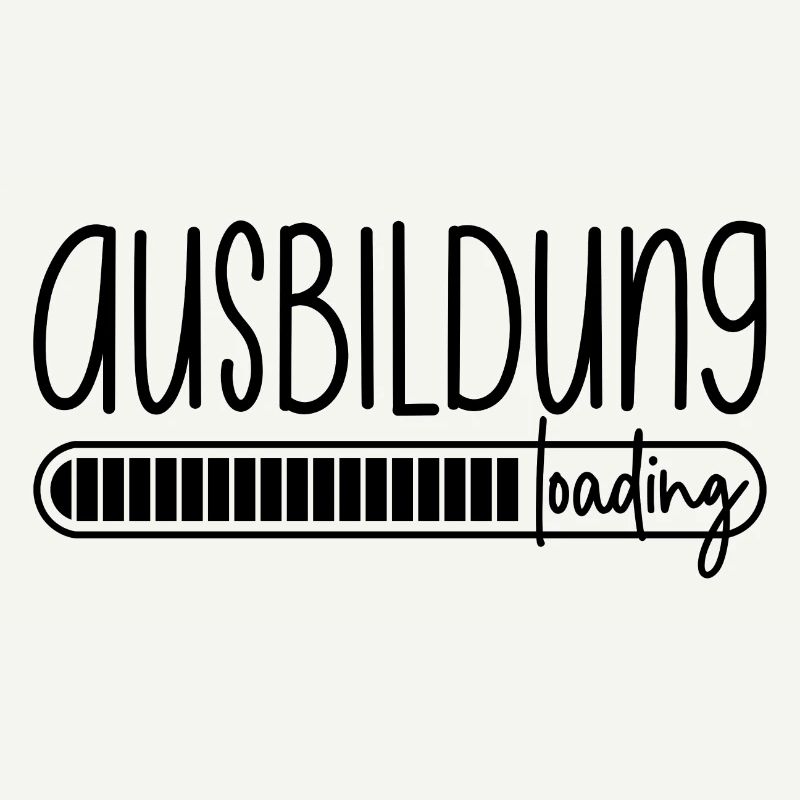 Ausbildung loading Azubi Azubine Auszubildender