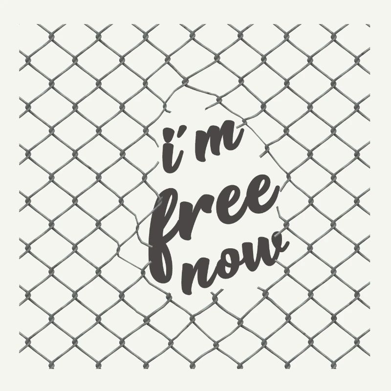 i m free now. ich bin frei.