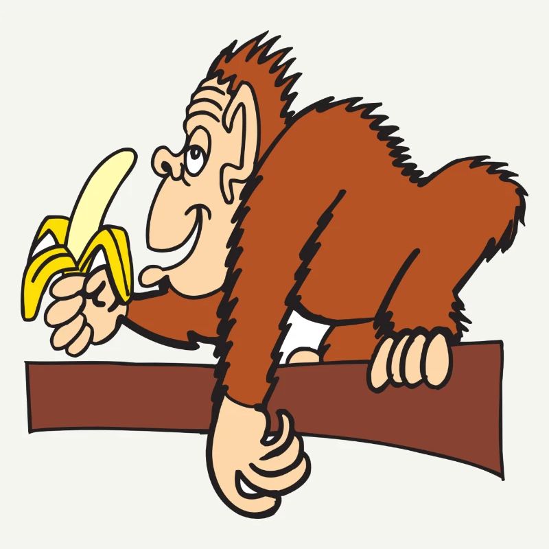 AFFE MIT BANANE!