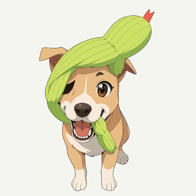 Chien charmant avec serpent jouet