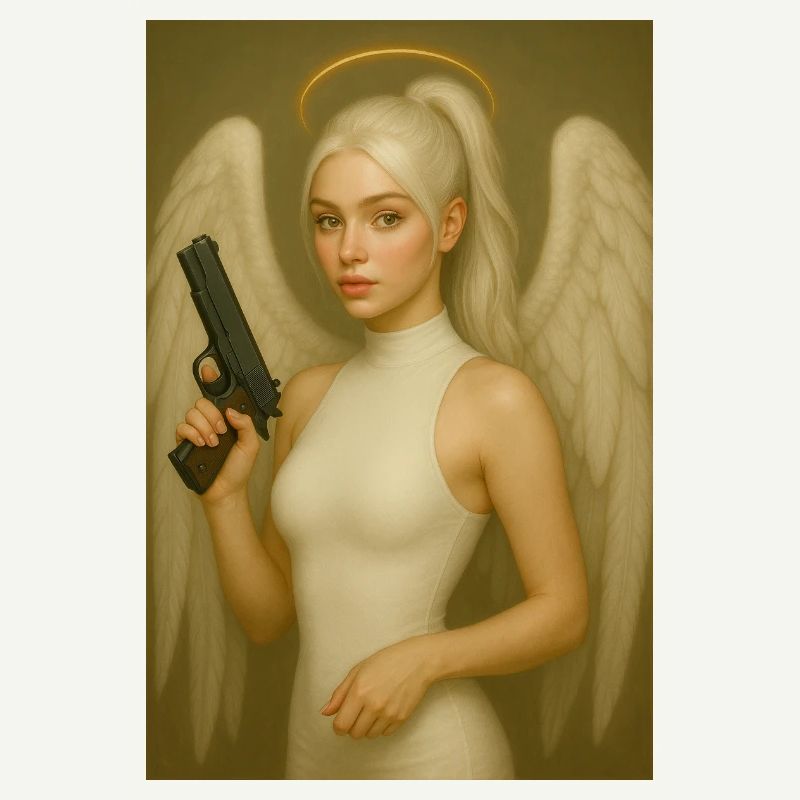Ange avec une arme