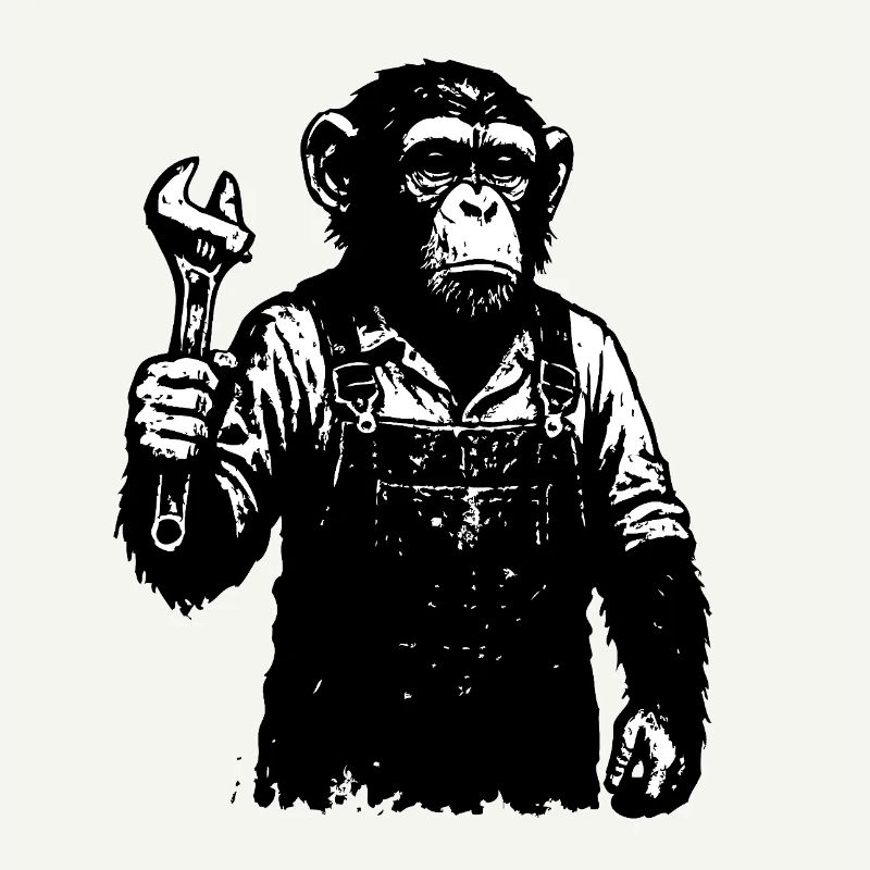 Labour Day Monkey Worker