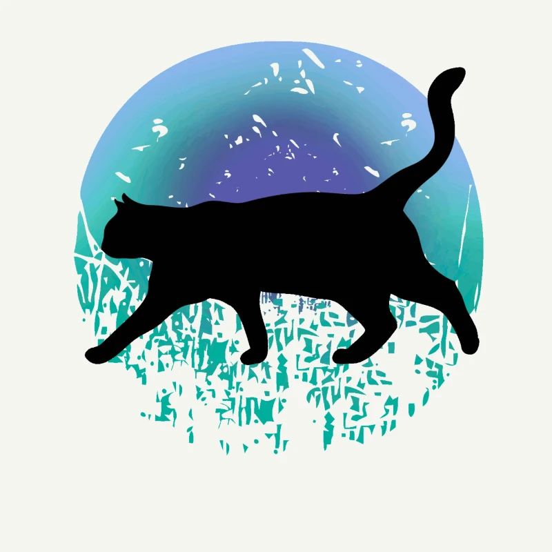 Schwarze Katze