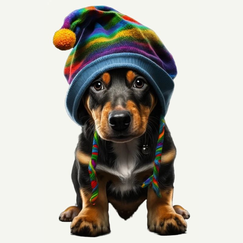 Pup élégant