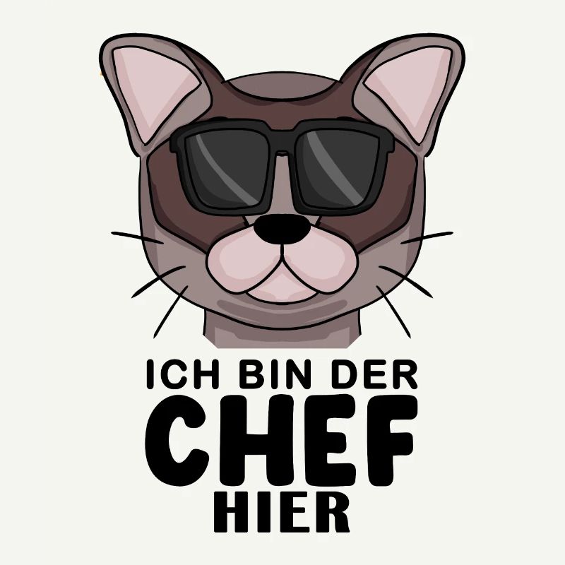 coole Katze - Burma Katze - Chef Spruch