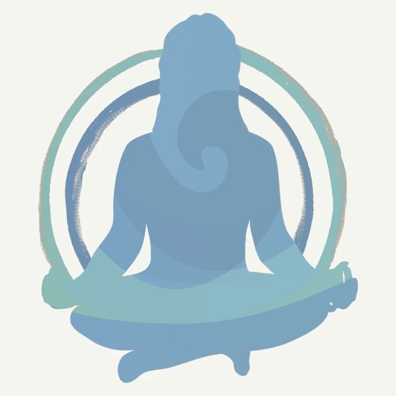 Conception de silhouettes de méditation Boho Yoga