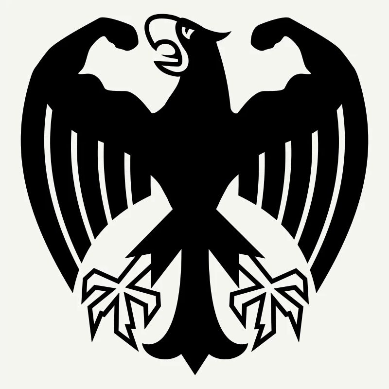 Fitness eagle with muscles