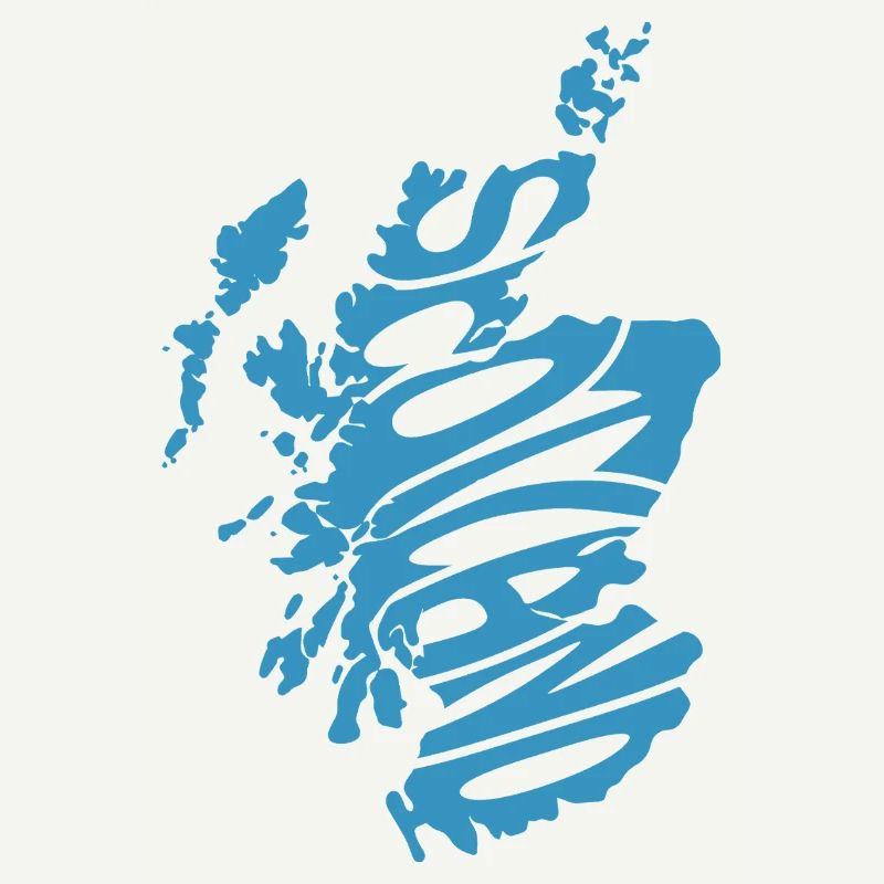 Scotland Map Graphic