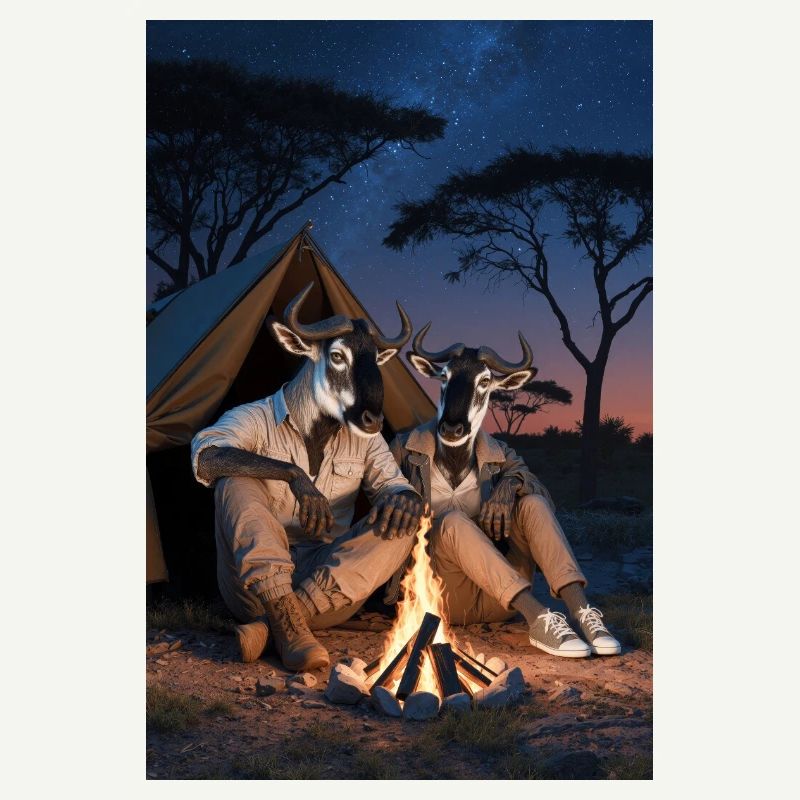 Wildebeest Humanoid Pair