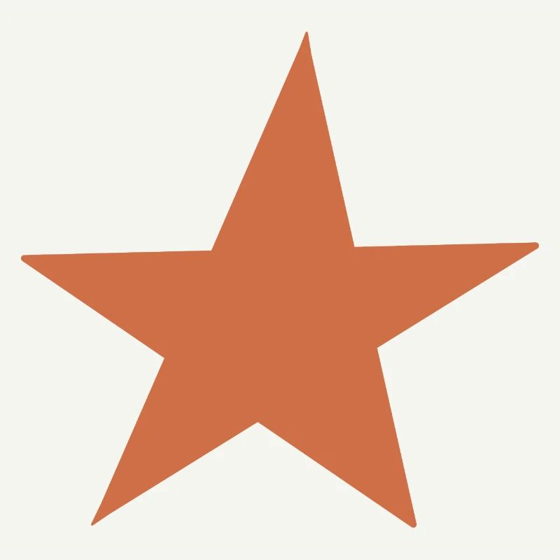 Orange star design