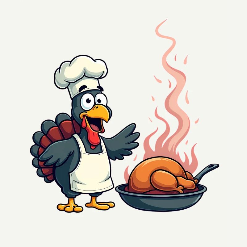 Cuisinier de dinde de Thanksgiving