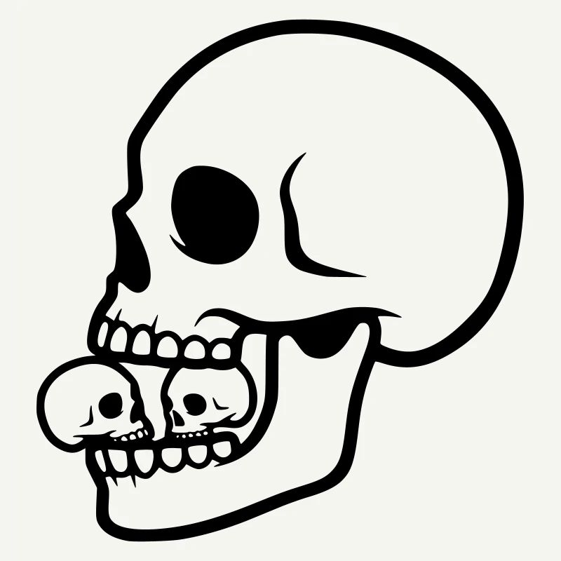 Crâne macabre | Conception d’horreur