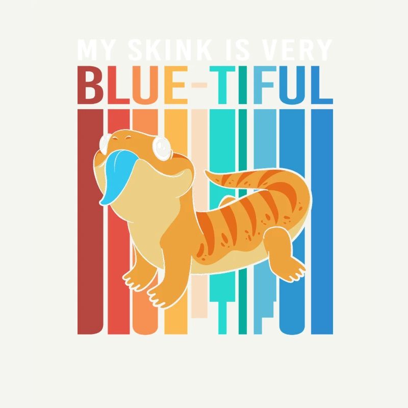 Blau Zunge Eidechse