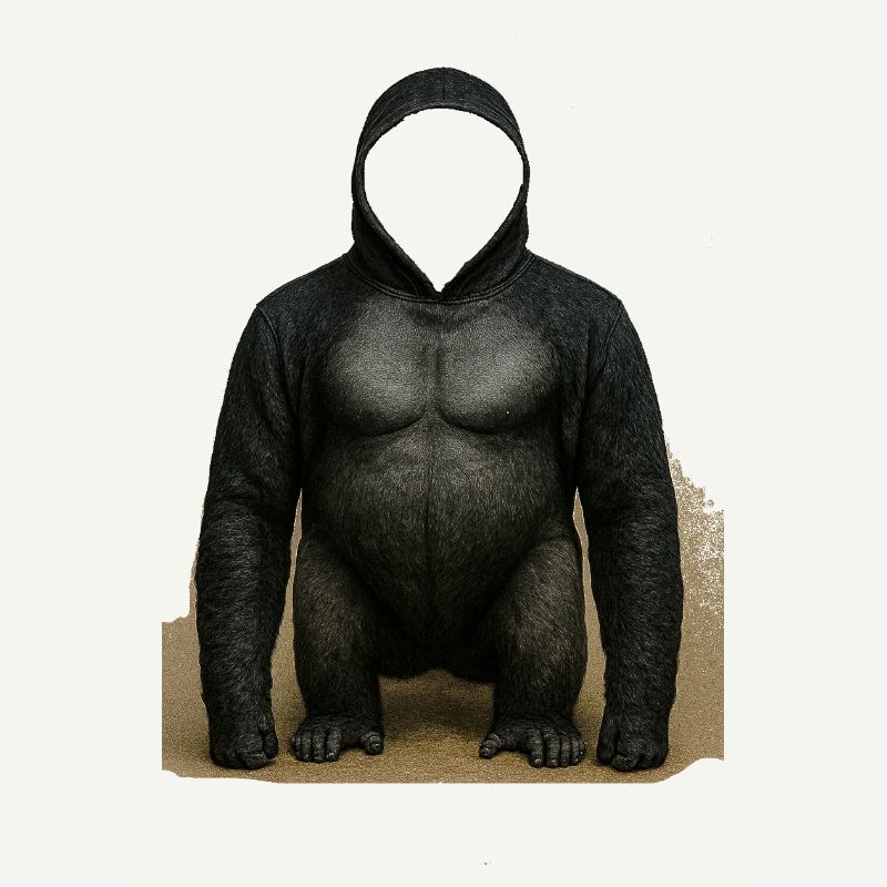 Shadow Gorilla Kapuzenpullover Design