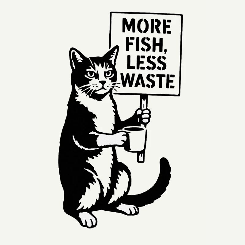 Plus de poissons, moins de chats de déchets